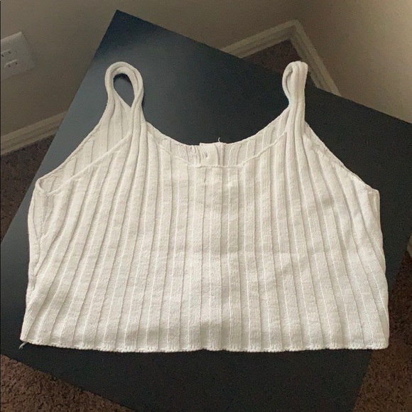 Wild Fable Knit Crop Top with Buttons - Picture 4 of 5